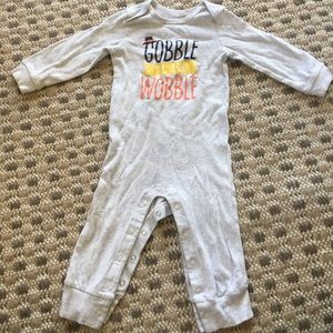 Carter’s thanksgiving long sleeve onesie